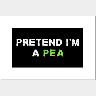 pea lazy costume Posters and Art